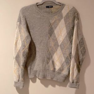 Grey/Yellow Sweater